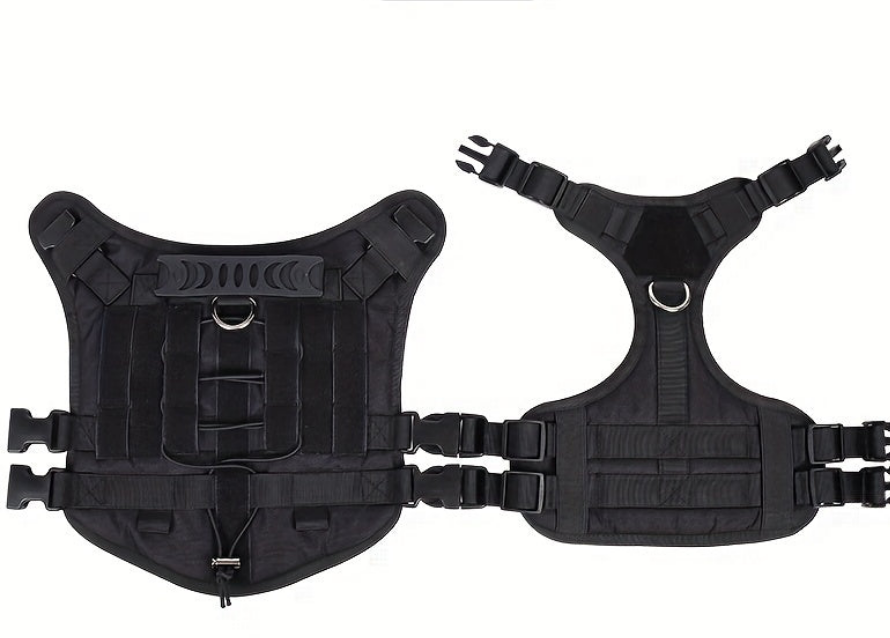 harnais anti traction chien- Explosion-proof Impact Dog Tactical