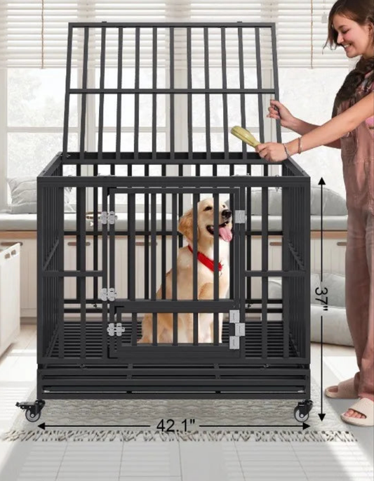 Cage pour chien- Solide Enclos pour chien