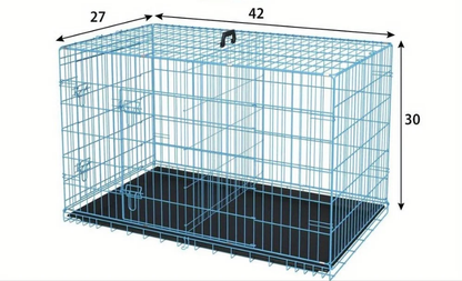 Cage de transport pour chien- Folding wire kennel