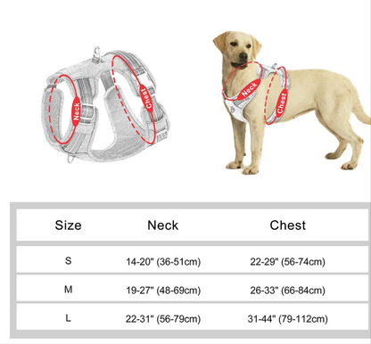 Harnais chien-Waterproof PU