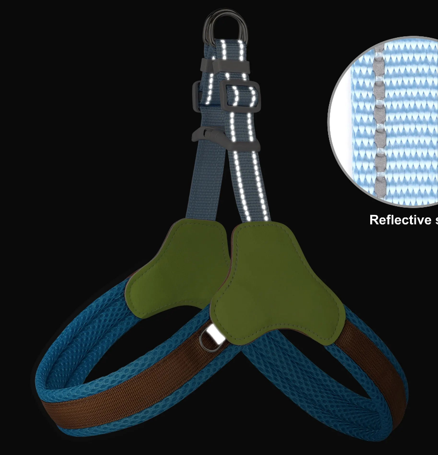 Harnais chien anti traction- Didog Couleur Vive