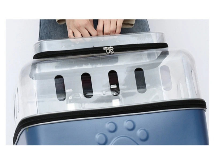 Cage pour chien- Portable Transparent plus