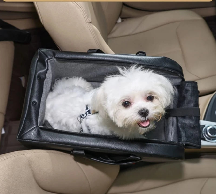 Caisse de transport chien- Booster Leather.