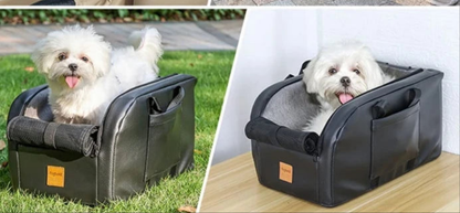 Caisse de transport chien- Booster Leather.