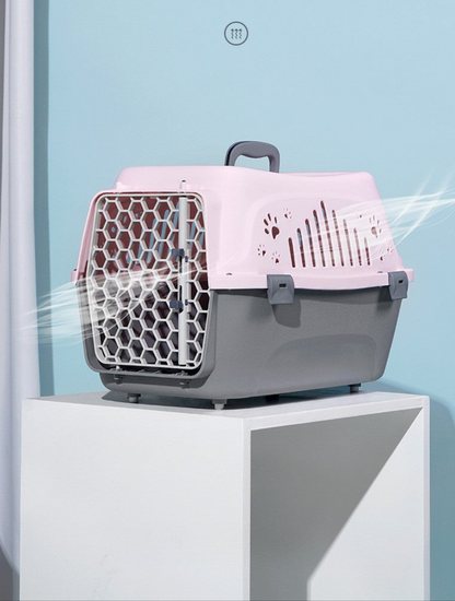 Cage chien- Cage Rigide * Rose