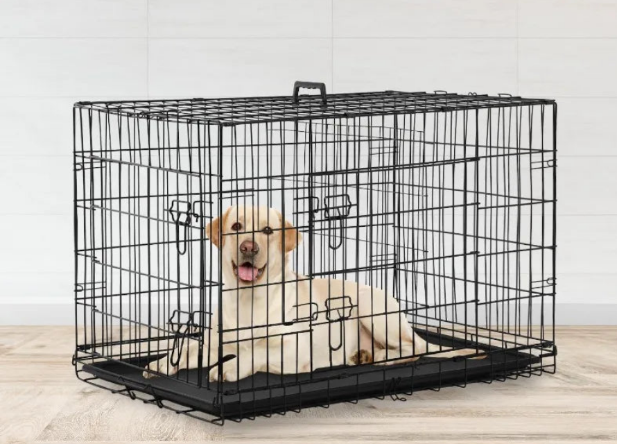 Cage chien- Cage Double-Door Folding Travel