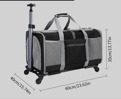 Cage  de transport chien- Ultra Large fart Trolley