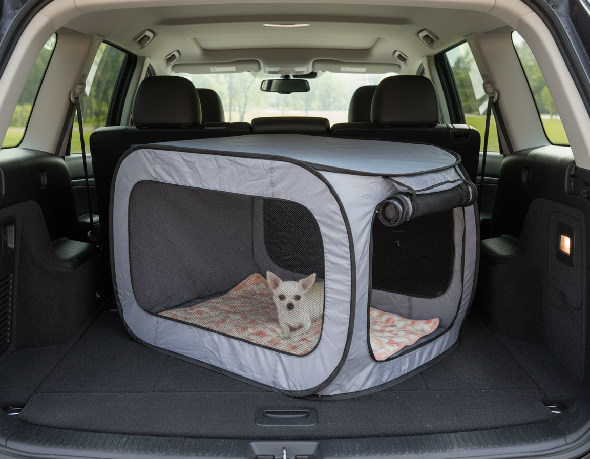 Caisse pour chien- Niche Pliable