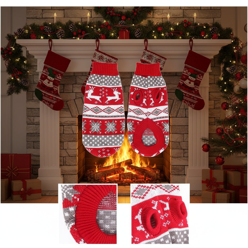Pull noël pour chien | Chaleur Festive 3