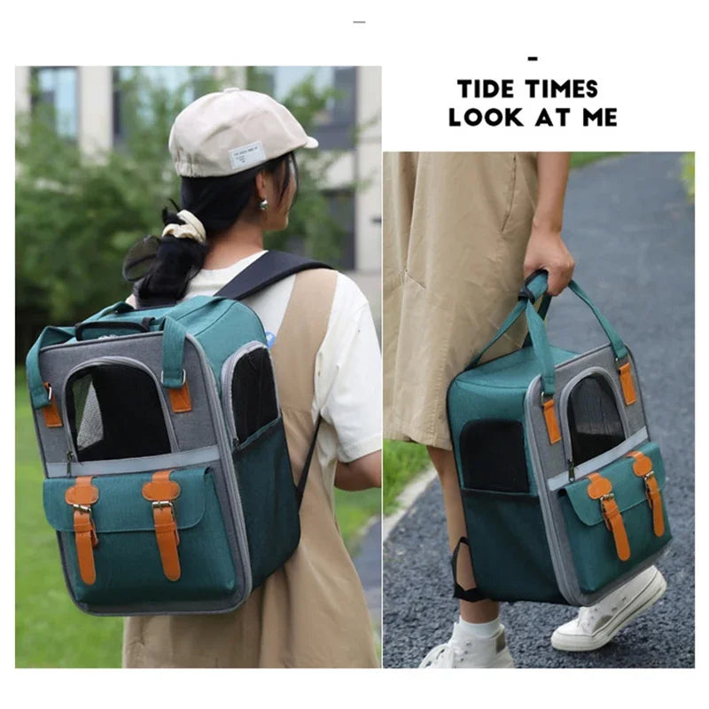 sac a dos chien-Ventilate Bed Backpack