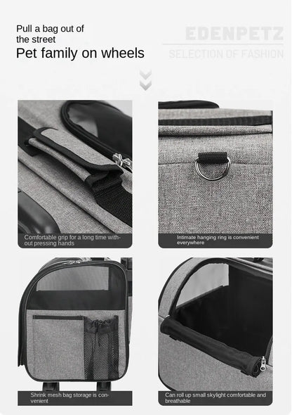 Poussette pour chien- Poussette Valise de transport
