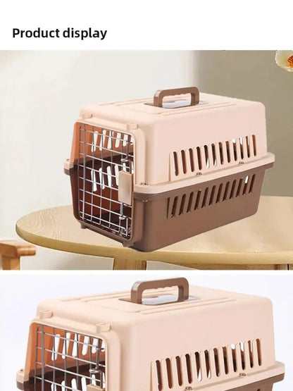 cage de transport chien- Articulated Roof Air Travel