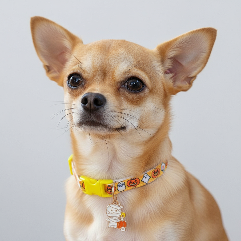 Collier chiot | Halloween Tête de Mort