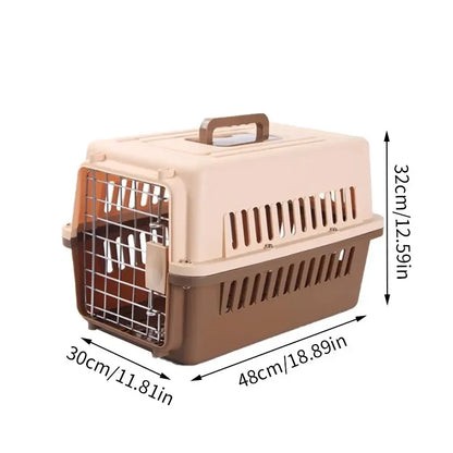 cage de transport chien- Articulated Roof Air Travel