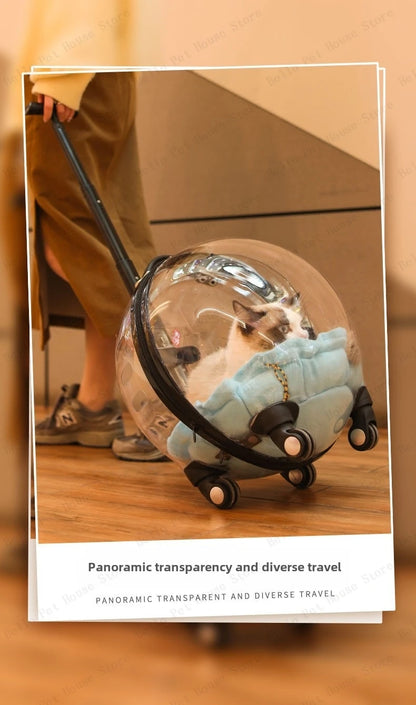 Cage de transport chien- Bulle transparente