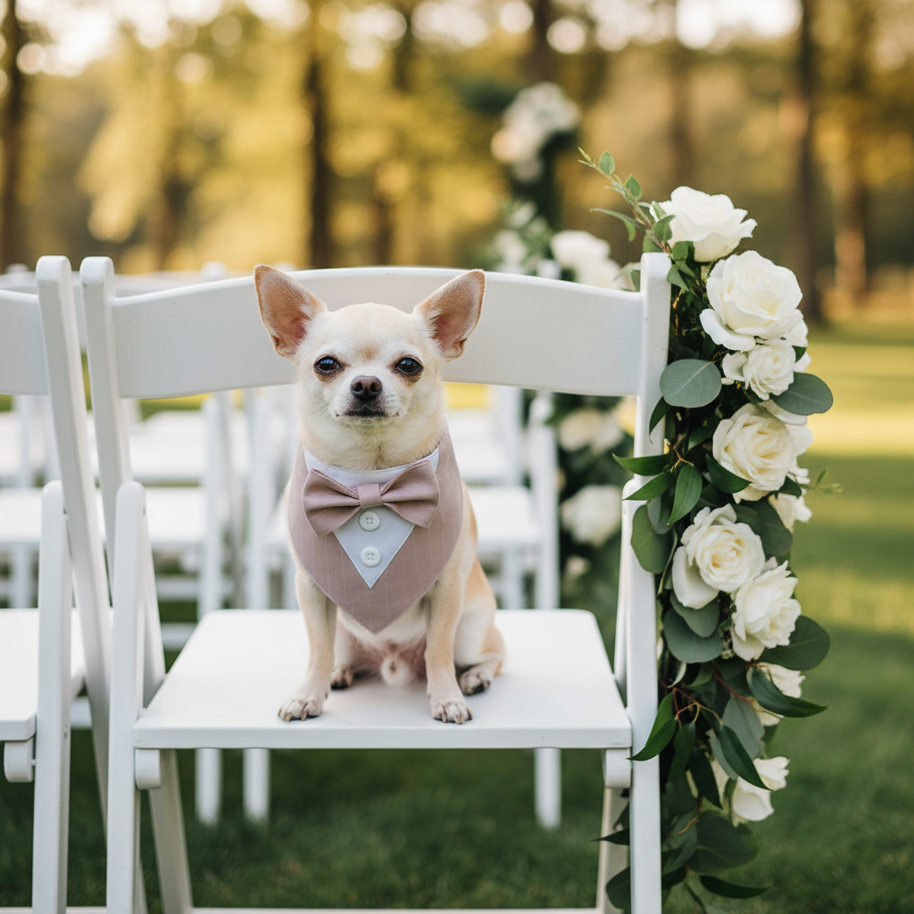 Bandana chien | Élégance Cérémonielle