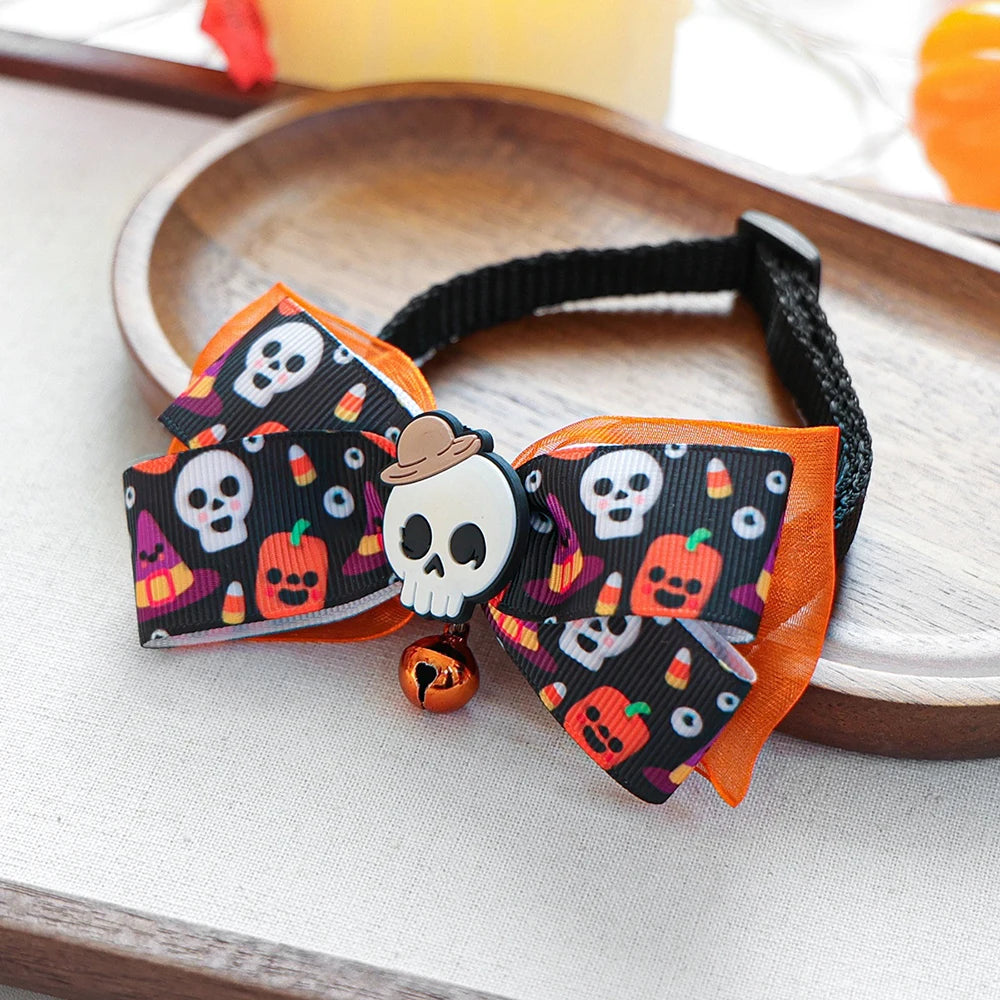 Collier chiot | Halloween Tête de Mort