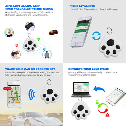 Collier gps pour chien- GPS Tracker Bluetooth 5.0 Anti-Lost