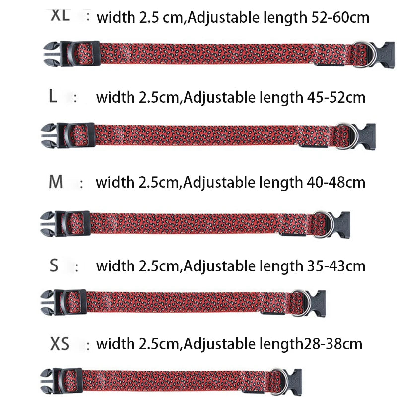 Collier chien lumineux-Léopard LED