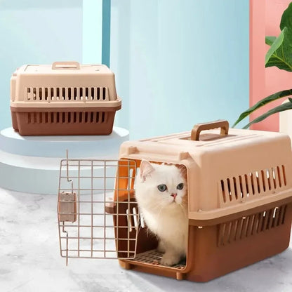 cage de transport chien- Articulated Roof Air Travel