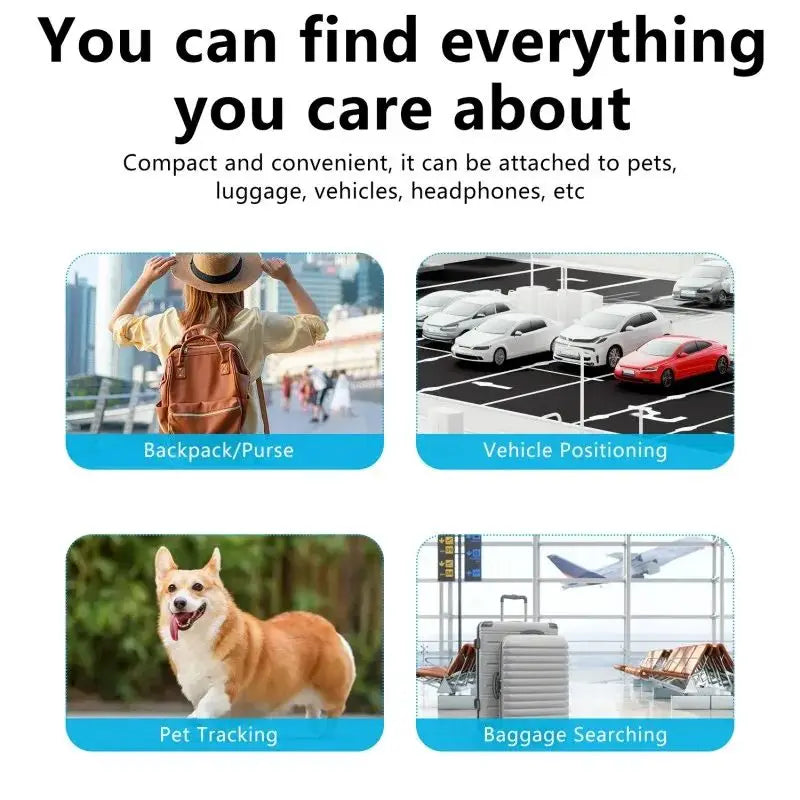Traceur GPS chien- Tracker Smart Air-tag Global