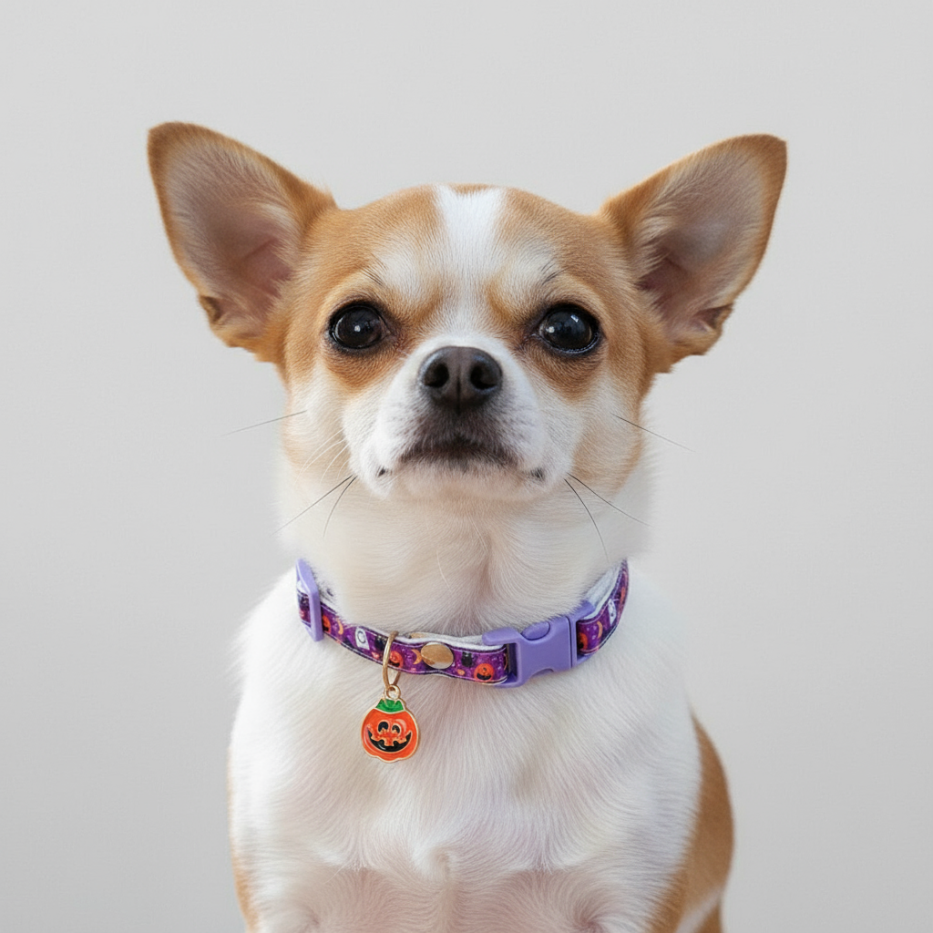 Collier chiot | Halloween Tête de Mort