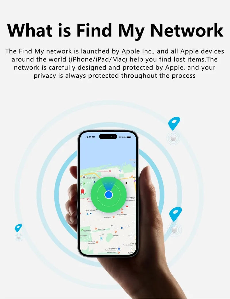 Traceur GPS chien- Tracker Smart Air-tag Global