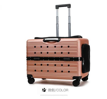 Cage pour chien- NIOPEPPA Suitcase Transparent