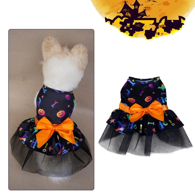 Robe pour chien- Fantaisie Halloween (14 modèles.)