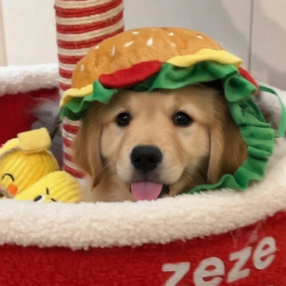 DEGUISEMENT CHIEN- Hamburger Collar