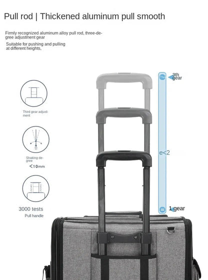 Poussette pour chien- Poussette Valise de transport