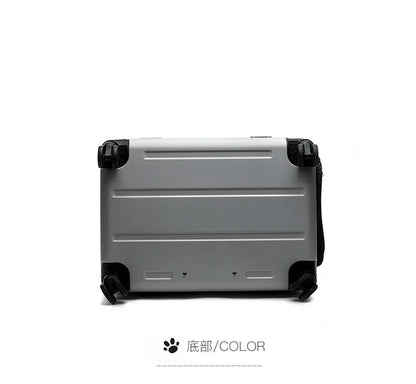 Cage pour chien- NIOPEPPA Suitcase Transparent