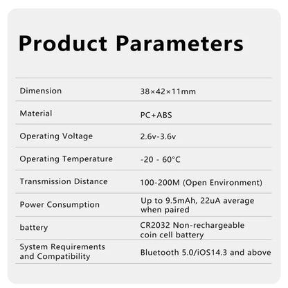 Traceur GPS chien- Tracker Smart Air-tag Global