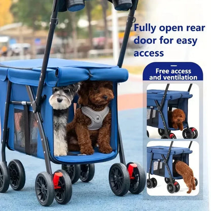 Poussette pour chien- Pet Wagon Stroller