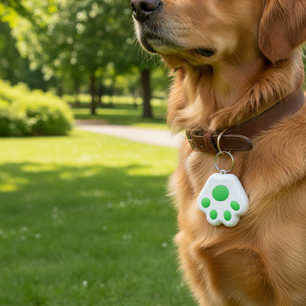 Collier gps pour chien- GPS Tracker Bluetooth 5.0 Anti-Lost