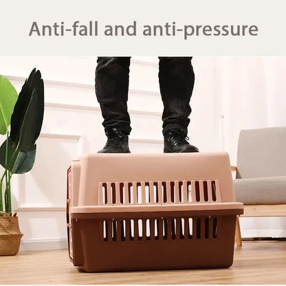 cage de transport chien- Articulated Roof Air Travel