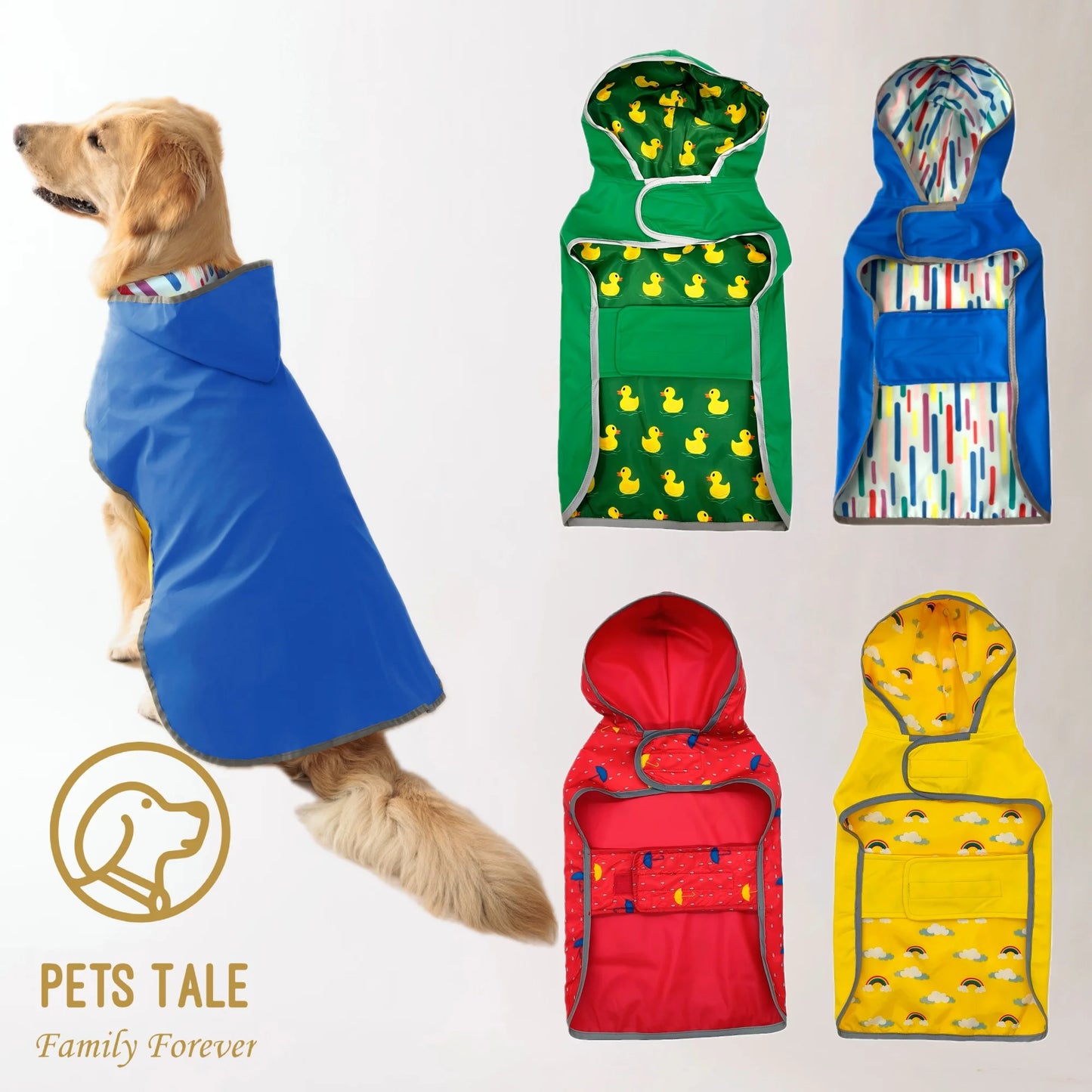 Manteau chien impermeable | Imperméable & Chaleureux