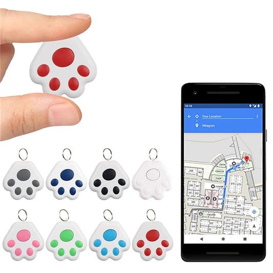 Collier gps pour chien- GPS Tracker Bluetooth 5.0 Anti-Lost