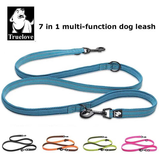 Laisse pour chien- Truelove 7 In 1 Multi-Function