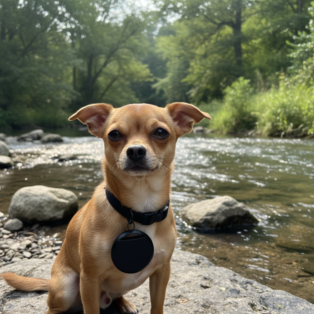 Collier GPS chien - Anti-lose Tracker for Apple Airtag