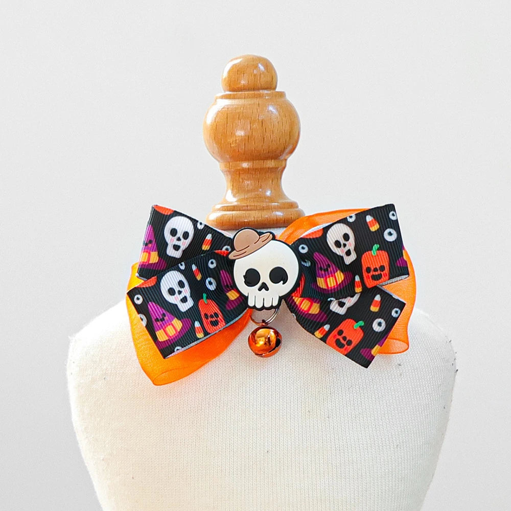 Collier chiot | Halloween Tête de Mort