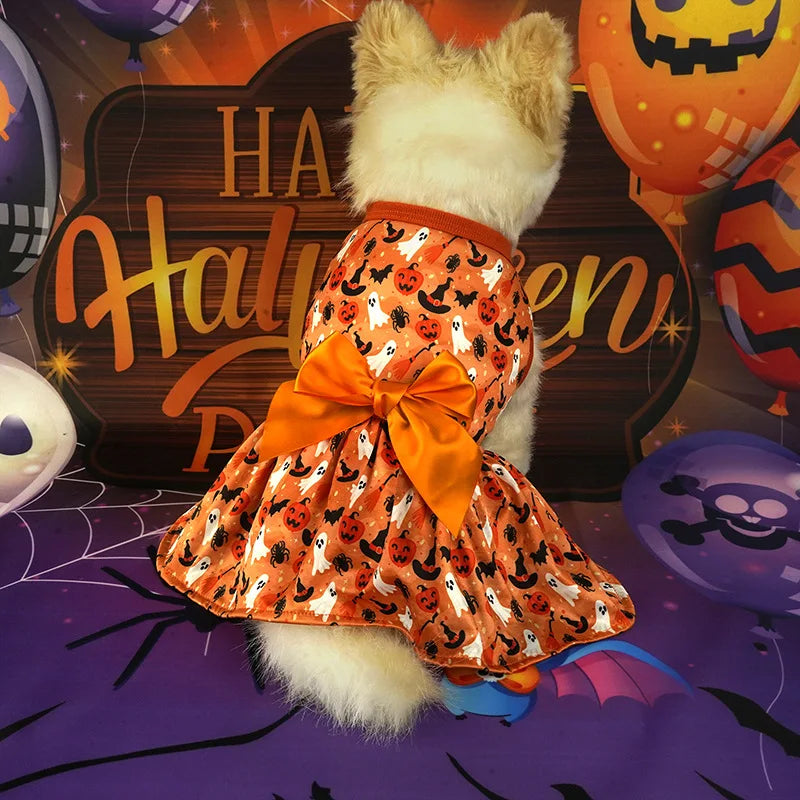 Robe pour chien- Fantaisie Halloween (14 modèles.)
