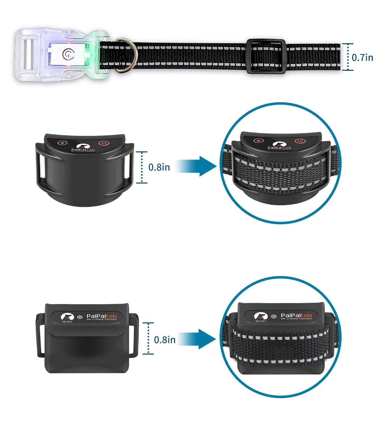 Collier chien lumineux-Collier-Anti-Perte-LED