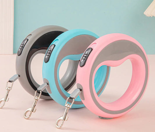 Laisse pour chien- Ronde Enroulable