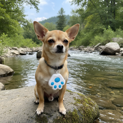 Collier gps pour chien- GPS Tracker Bluetooth 5.0 Anti-Lost