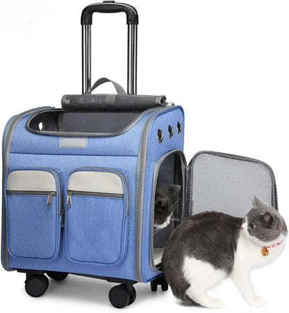Cage transport chien- Wheeled  Backpack