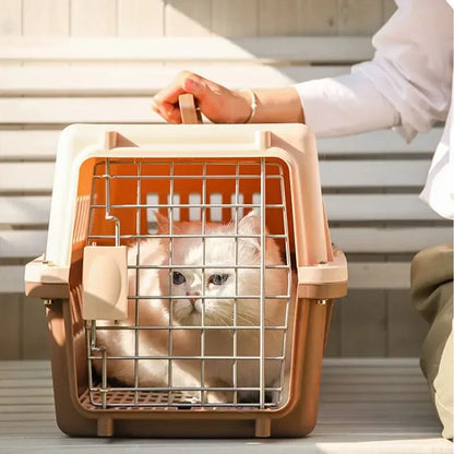 cage de transport chien- Articulated Roof Air Travel