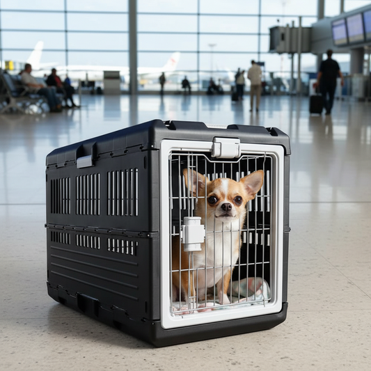 Cage transport chien-Large Crate 35" Premium Collapsible