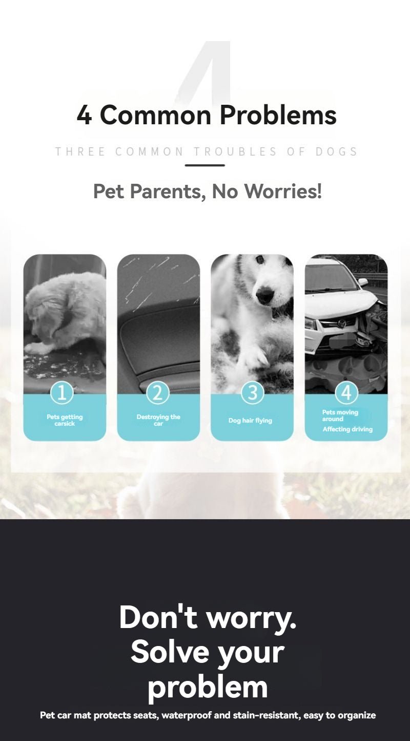 Chien voiture protection - Tapis Car safety - Le Chihuahua Voyageur
