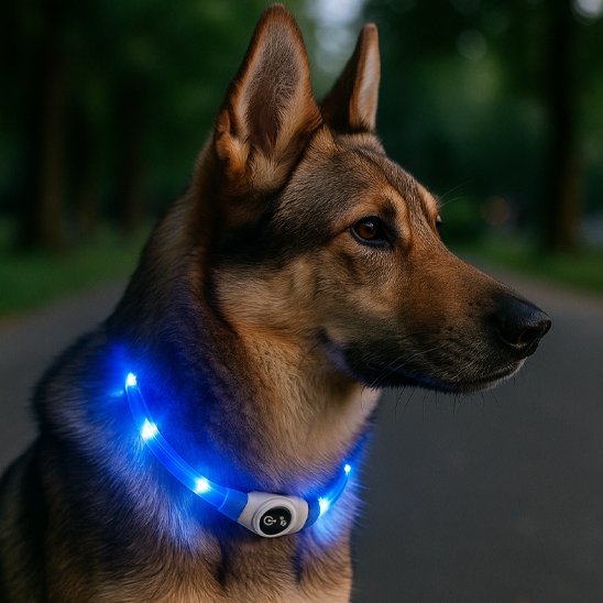 Collier lumineux chien